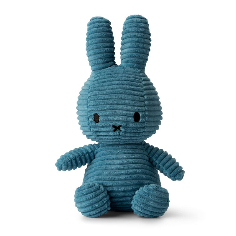 Miffy Sitting Corduroy Aviator Blue 23cm image number 0